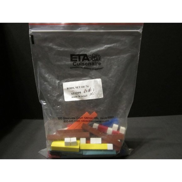 COPY - Teaching  Math ETA Cuisenaire Rods Math Manipulatives s10299 - Picture 3 of 5
